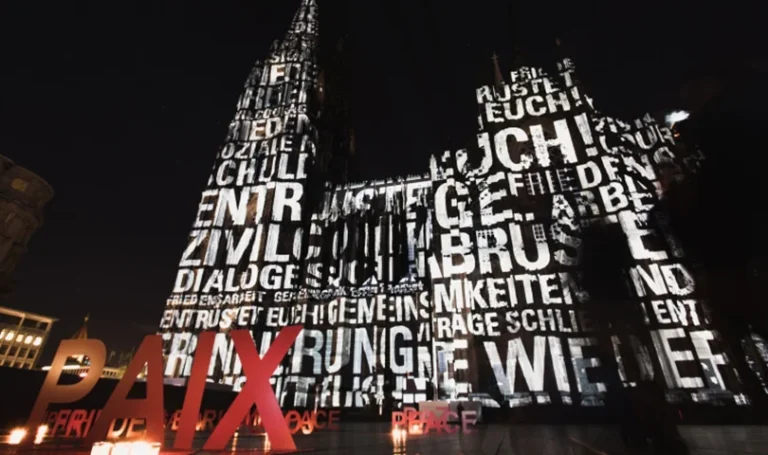 Ansprache bei der Dom-Illumination zu 100 Jahre Ende 1. Weltkrieg