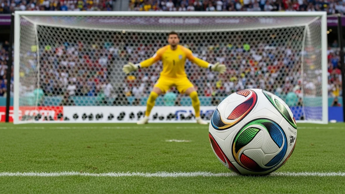 Sündenböcke und Heilsbringer – Elfmetersituation bei der WM: Ball auf dem Elfmeterpunkt, Torwart wartet auf der Linie. Wer übernimmt die Verantwortung?